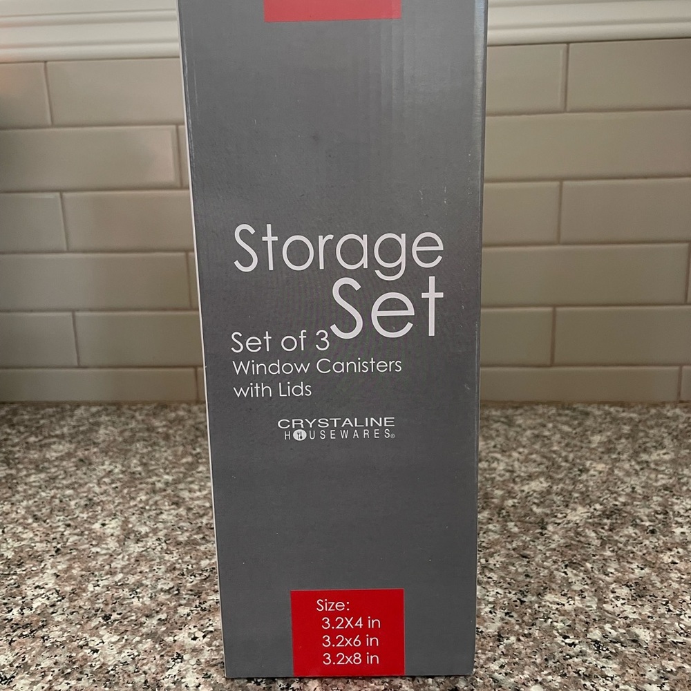 Window Canister storage set - Picture 2 of 2